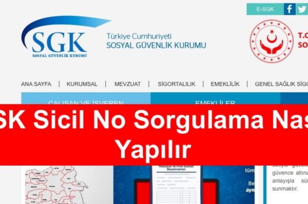 E Devlet Üzerinden SSK Sicil No Sorgulama Nasıl Yapılır?